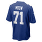 NY.Giants #71 Marcus Mbow Royal Team Game Stitched American Football Jerseys