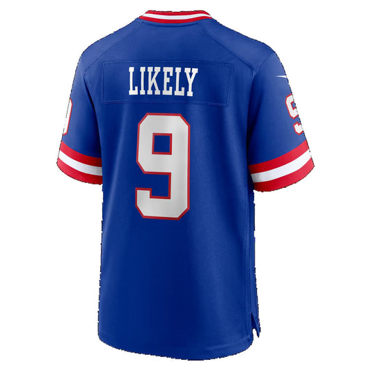 NY.Giants #9 Isaiah Likely Royal Alternate Legacy Game Football Jersey