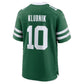 NY.Jets #10 Cade Klubnik Legacy Green Team Game Football Jersey