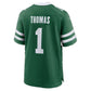 NY.Jets #1 Azareye'h Thomas Legacy Green Team Game Football Jersey