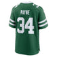 NY.Jets #34 VJ Payne Legacy Green Puhics Team Game Jersey