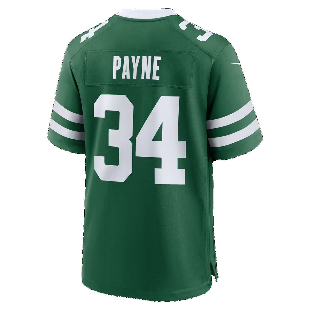 NY.Jets #34 VJ Payne Legacy Green Puhics Team Game Jersey