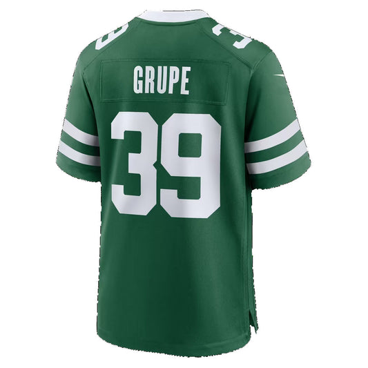 NY.Jets #39 Blake Grupe Legacy Green Puhics Team Game Jersey