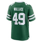 NY.Jets #49 Trevin Wallace Legacy Green Team Game Football Jersey