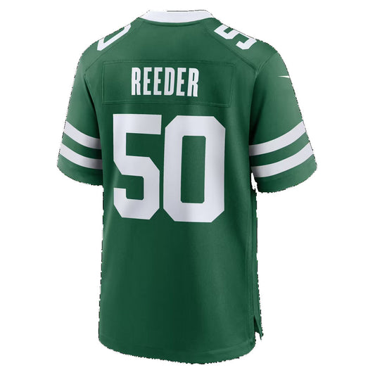 NY.Jets #50 Troy Reeder Legacy Green Team Game Football Jersey