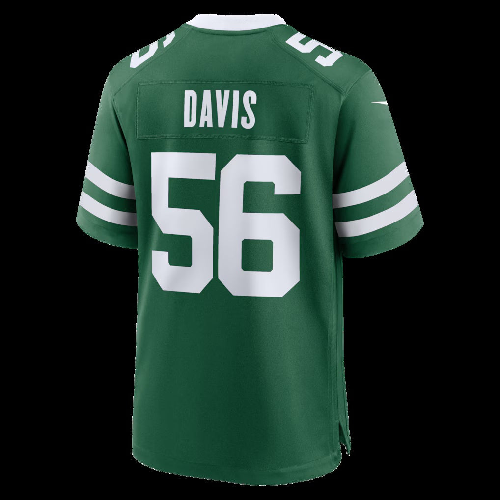 NY.Jets #56 Demario Davis Legacy Green Team Game Stitched American Football Jerseys