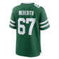 NY.Jets #67 Jordan Meredith Legacy Green Team Game Football Jersey