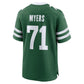 NY.Jets #71 Josh Myers Legacy Green Team Game Stitched American Football Jerseys