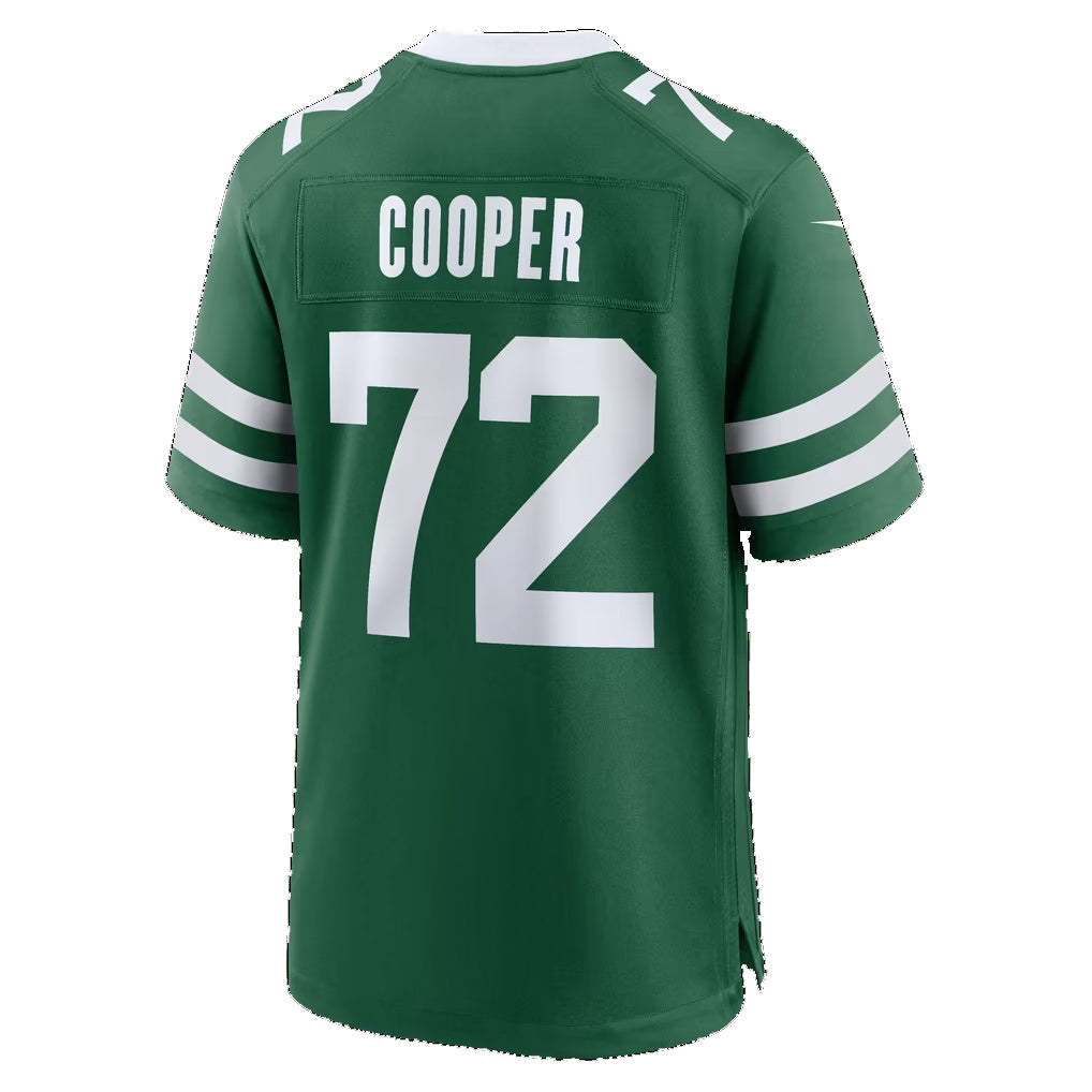 NY.Jets #72 Anez Cooper Legacy Green Team Game Football Jersey