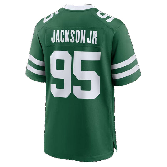 NY.Jets #95 Darrell Jackson Jr. Legacy Green Puhics Team Game Jersey
