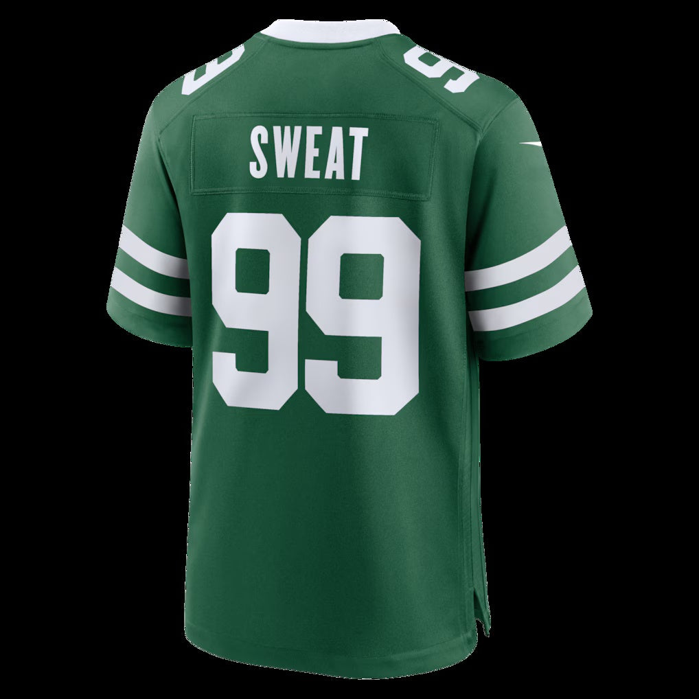 NY.Jets #99 T'Vondre Sweat Legacy Green Team Game Stitched American Football Jerseys