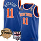 NY.Knicks #11 Jalen Brunson 2026 Finals Champion USA 250 Stitched American Basketball Jersey