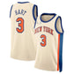 NY.Knicks #3 Josh Hart Unisex 2025-26 Swingman Jersey - Cream - City Edition