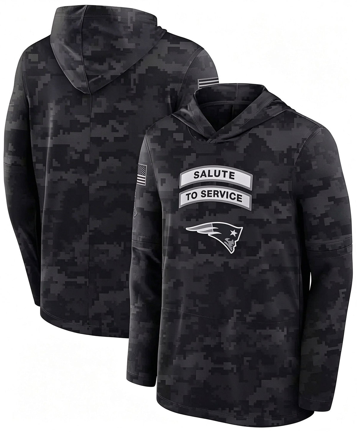 NE.Patriots 2026 Salute To Service Club Pullover Hoodie Cheap sale Birthday and Christmas gifts Stitched American Football Jersey
