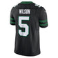 NY.Jets #5 Garrett Wilson Alternate Vapor F.U.S.E. Limited Jersey - Legacy Black American Football Jerseys
