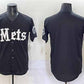 New York Mets Blank Black 'Gotham Gothic Edition' Vapor Premier Limited Stitched Baseball Jersey