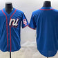 New York Mets National League Blank Blue 2025 All-Star Edition Limited Stitched Baseball Jersey