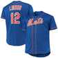 New York Mets #12 Francisco Lindor Royal Big & Tall Replica Player Jersey Baseball Jerseys
