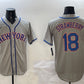 New York Mets #18 Darryl Strawberry Grey 2025 Spring Training Cool Base Stitched Baseball Jersey