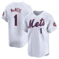 New York Mets #1 Jeff McNeil White 2024 Home Limited Stitched Baseball Jersey