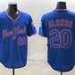 New York Mets #20 Pete Alonso Royal 2025 Spring Training Stitched Baseball Jersey