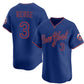 New York Mets #3 Carson Benge Royal Alternate Limited Stitched Baseball Jersey
