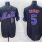 New York Mets #5 David Wright Black Limited Stitched Baseball Jersey
