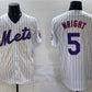 New York Mets #5 David Wright White Stitched Baseball Jersey