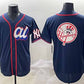 New York Yankees American League Team Big Logo Navy 2025 All-Star Edition Limited Stitched Baseball Jersey