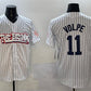 New York Yankees #11 Anthony Volpe White Bronx Graffiti Vapor Limited Stitched Baseball Jersey
