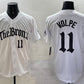 New York Yankees #11 Anthony Volpe White 'Gothic Legacy Edition' Vapor Premier Limited Stitched Baseball Jersey