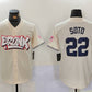 New York Yankees #22 Juan Soto Cream Limited Stitched Baseball Jersey