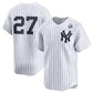 New York Yankees #27 Giancarlo Stanton White 2024 World Series Home Limited Stitched Baseball Jersey