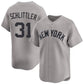 New York Yankees #31 Cam Schlittler Gray 2026 Road Limited Stitched Jersey