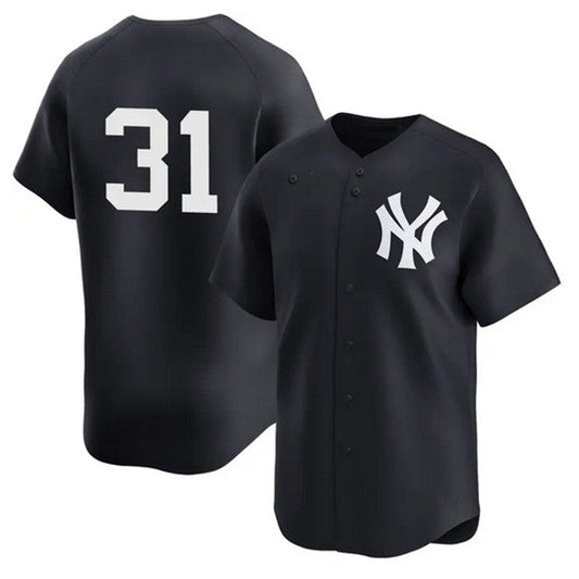 New York Yankees #31 Cam Schlittler Navy 2026 Alternate Limited Stitched Jersey