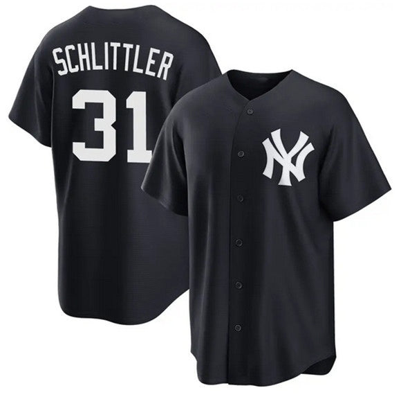 New York Yankees #31 Cam Schlittler Navy 2026 Alternate Stitched Jersey