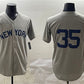New York Yankees #35 Cody Bellinger Gray Cool Base Stitched Baseball Jersey