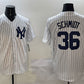 New York Yankees #36 Clarke Schmidt White Cool Base Stitched Baseball Jersey