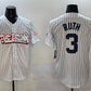 New York Yankees #3 Babe Ruth White Bronx Graffiti Vapor Limited Stitched Baseball Jersey