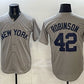 New York Yankees #42 Jackie Robinson Grey Stitched Jersey