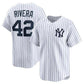 New York Yankees #42 Mariano Rivera White Home Limited Stitched Baseball Jersey