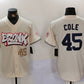 New York Yankees #45 Gerrit Cole Cream Limited Stitched Baseball Jersey