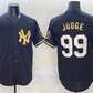 New York Yankees #99 Aaron Judge Black Gold With Patch Limited Stitched Baseball Jersey