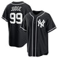 New York Yankees #99 Aaron Judge Black Out Stitched Baseball Jersey
