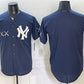 New York Yankees x KAWS Navy Stadium Stitched Baseball Jersey