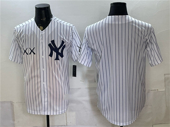 New York Yankees x KAWS White Stadium Stitched Baseball Jersey