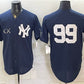 New York Yankees x KAWS #99 Aaron Judge Navy Stadium Stitched Baseball Jersey