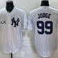 New York Yankees x KAWS #99 Aaron Judge White Stadium Stitched Baseball Jersey