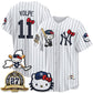 New York Yankees #11 Anthony Volpe Stripes White Puhics Meow KT 2026 Vapor Limited All Stitched Jersey