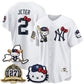 New York Yankees #2 Derek Jeter White Puhics Meow KT 2026 Vapor Limited All Stitched Jersey